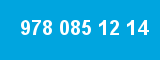 978 085 12 14 978 085 12 14
